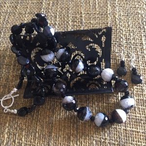 Necklace and Earrings